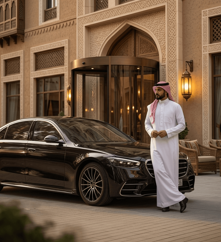 KSA Rides Business Solutions – Executive in car